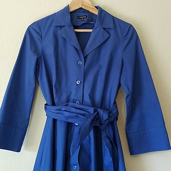 J. Peterman Dresses & Skirts - J. Peterman 1947 Blue Shirtdress size 4